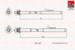 FAI AutoParts Sada skrutiek hlavy valcov FAI AutoParts B2201 (B2201)