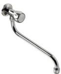 Balletto mosdó csaptelep hidegvízhez, kerámia szelep, króm, 25cm hosszú csőr (85042) (85042)