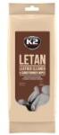  LETAN WIPES Bőrkárpitos törlőkendők, K2-01920