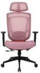 Iris Nimbus piros ergonómikus, szövet-hálós irodai forgószék fej és háttámasszal (NIMBUS PIROS) - bestbyte