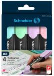 Schneider Szövegkiemelő készlet, 1-5 mm, Job Pastel, 4 különböző pasztell szín