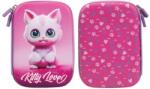S-Cool tolltartó, Kitty Love, 3D, 1 cipzár, 22, 5x15, 5x6 cm