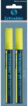 Schneider Deco Schneider 265 folyékony krétafilc készlet, 2db, 1-3 mm, Sárga