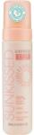 Sunkissed professzionális önbarnító hab, 1H TAN, 95% természetes összetevők, 200 ml