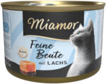Miamor 12x185g Miamor Feine Beute nedves macskatáp - Lazac