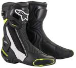 Alpinestars SMX PLUS 2 Csizma, fekete/ fehér/ fluo sárga, 2025, mérete 39 (M130-265-39)