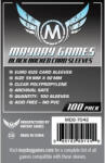 Mayday games Euro méretű kártyavédő (100 db-os csomag) 59 mm x 92 mm, fekete hátlap (MDG-7042) - reflexshop