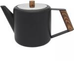 Bredemeijer Boston Duplafalú teáskanna, űrtartalom: 1, 10 liter, magasság: 150 mm, fekete