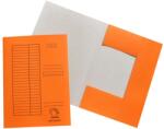 Clarissa Iratgyűjtő, pólyás dosszié a4, 230g. karton , bluering®, narancs (310-0059)