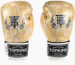 Top King Muay Thai Muay Thai Super Star Air mănuși de box alb TKBGSS