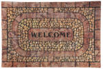 MagicHome RBM 406 lábtörlő - Welcome, 89 x 58 cm, barna (TC2210157)