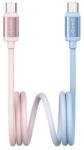 USAMS BICOLOR cablu de date (Tip-C - Tip-C, 60W, încărcător rapid PD, 120cm) BLUE/RED SJ756USB03 (SJ756USB03)