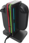 HYPERKIN Power Spire Nintendo Switch 2 Joy-Con Töltőállvány, Fekete M07718 (M07718)