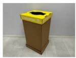 Wanapack 50 l szelektív műanyagos szemetes sárga tető + palást + alj GRN00023 (GRN00023)