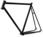 Csepel Royal 4* 2017 28-as (622-es) fixi-single speed kerékpár váz és villa szett, acél, matt fekete, 520-as vázméret