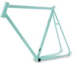 Csepel Royal 4* 2017 28-as (622-es) fixi-single speed kerékpár váz és villa szett, acél, matt türkiz, 600-as vázméret