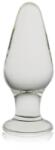 Lovetoy Dop Anal Din Sticla Borosilicata Glass Romance, Transparent, 12 Cm