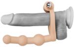Lovetoy Stimulator Anal Cu Vibratii The Ultra Soft Double, 15 Cm