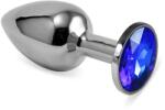 Lovetoy Rosebud Classic Metal Plug S Dark Blue