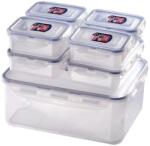 UTC SZETT 7x LOCK kék/átlátszó ételtároló doboz HPL836SC (UT0082)