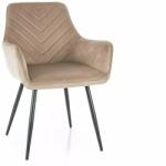 SIGNAL MEBLE Étkezőszék FIG VELVET | bézs (FIGVCBE)