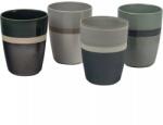 Bredemeijer Sven Set 4 cești din ceramică pentru ceai, capacitate: 0, 20 litri, înălțime: 111 mm