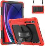 Husa SOLID 360 pentru Samsung Galaxy Tab S9 Ultra / Tab S10 Ultra rosie