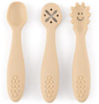  P&M Szilikon gyakorló kanál szett 3 db Take&Match Desert Sand 6m+