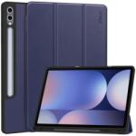 ENKAY LEATHER Husă rabatabilă pentru Samsung Galaxy Tab S10+ albastru închis