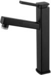 Welland FH-3400 magasított mosdó csaptelep - kihúzható multifunkciós fej (fekete) (FH-3400E-1S)