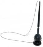 Office Products Pix cu suport autoadeziv si lantisor, vertical, Office Products - corp negru - scriere albastra (DN751103)