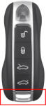  Porsche 4 gombos smart kulcsház keyless (PO000012)