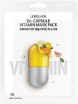 Lebelage Dr. Capsule Vitamin Mask Pack - Vitaminizált Textilmaszk Arcra 1db/28ml