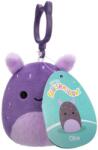 Jazwares Squishmallows kulcstartós plüssfigura 9 cm - Oha a sötétlila tengeri nyuszi (SQCP00308)