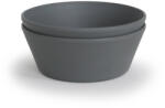 Mushie kerek tál 2 db - Smoke 13 cm