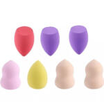 Nut Szuper puha színes, kozmetikai smink szivacs, 7 db, vegyes színű, 6 cm-es