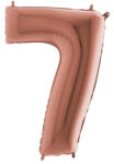 Balloons4party Balon folie cifra 7 rose gold 40 cm
