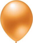 Balloons4party Set 100 baloane latex metalizat portocaliu deschis 13 cm