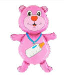 Balloons4party Balon folie mini figurina ursulet roz 32 cm
