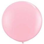 Balloons4party Balon latex jumbo macaron roz deschis 90 cm