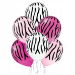 Balloons4party Set 6 baloane latex dungi zebra 30 cm