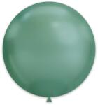 Balloons4party Set 2 baloane latex jumbo chrome verde 46 cm