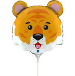 Grabo Balon folie mini figurina cap tigru 26 28 cm