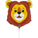 Grabo Balon folie mini figurina cap leu 27 29 cm