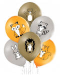 Amscan Set 6 baloane petrecere, Amscan, Latex, 30 cm, Multicolor