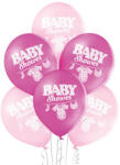 Balloons4party Set 6 baloane latex Baby Shower Fata 27 cm