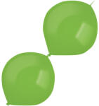 Balloons4party Set 10 baloane latex doua capete link o loon verde inchis 30 cm