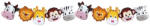 Balloons4party Set ghirlanda baloane zoo mare 206 x 34 cm