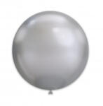 Balloons4party Set 2 baloane latex chrome argintiu 38 cm