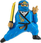 Balloons4party Balon folie Ninja albastru 85 cm